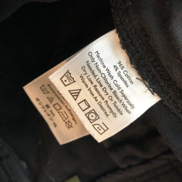 Eddie Bauer Womens Pants Mercer Fit Cotton Stretch Straight Leg Black 8 - Picture 5 of 6